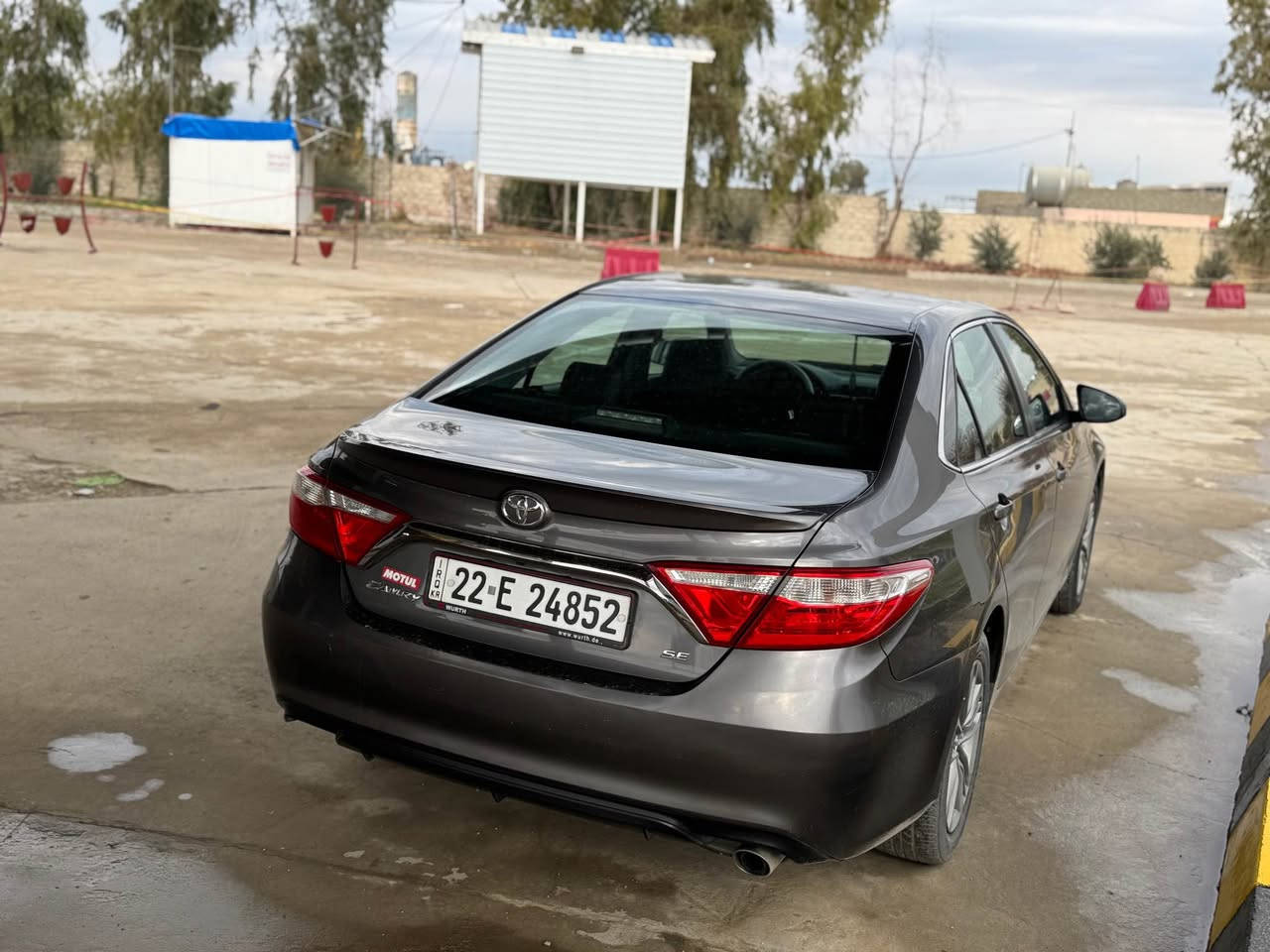 تويتا كاميري موديل 2016  مواسفات SEماشيه 52 ميل  سياره بس بونيت صبغ ايرباگ بشرت صور حادث موجود
رقم سنويه جديد تايرات جديد سعرها 172 و بيها مجال مكان كركوك *********** كركوك, العراق
