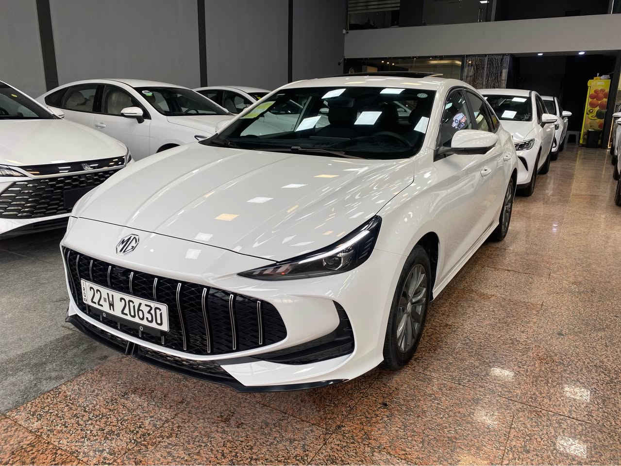 ئێم جی  MG GT 2025 Sport
تەنیا ٦ هەزار ڕۆیشتووە.هیچی نیە.
فول مواصفات.بەصمة.سلاید.برێك کارەبایی.
شاشەو 5 كاميرا.ئاوێنە شەفت.لايت.زينۆن.
مكان  أربيل.   ١٠٠ متری معرض تۆپ کارس 
سعر 122ورقة   موبایل    *********** أربيل, العراق
