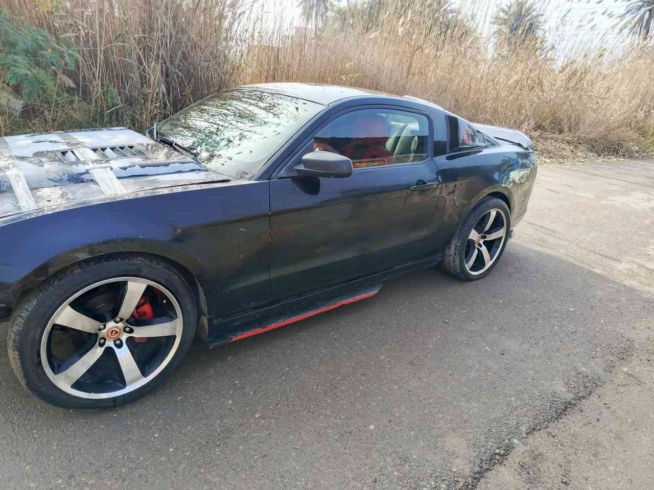 سلام عليكم موستنك موديل 2013 رقم بغداد كير محرك مكفولات حدادية كاملة نقص دعامية سعر 75 وترهم قسط مكاني بغداد ***********
