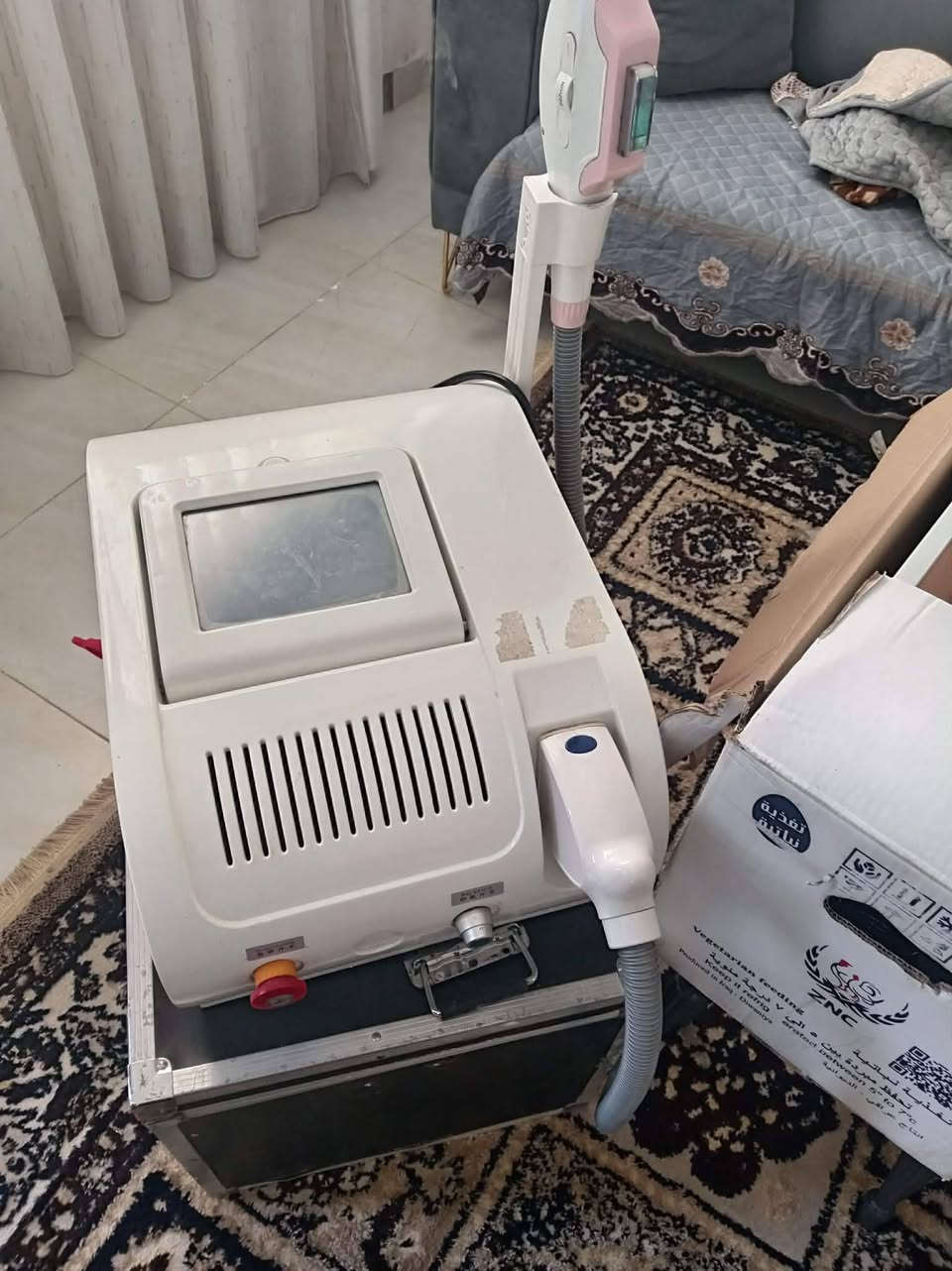 متوفر جهازين ليزر منضدي واحد شغال والثاني جديد اول ماشغلته احتركت الشاشه يرادله بس شاشه شغلته بدون جهاز حمايه ويا هاند جديد بعد مامستخدم
ويا ثلاثه عدسات
ازاله شعر
تقشير كاربوني
ازاله حب الشباب
العنوان بغداد التاجيات
ماخذيهم. ٩٠٠   نريدهن  ٤٥٠ ثنينهم


**إذا كنت صاحب هذا الإعلان وتريد حذفه لأي سبب، رجاءا أرسل رسالة إلى الدعم الفني**