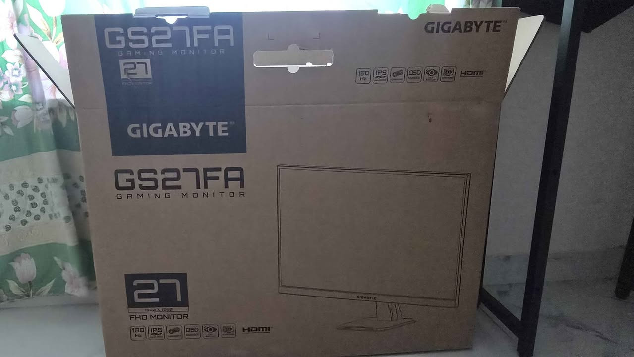 Gigabyte GS27FA Gaming Monitor
​الماركة: Gigabyte (جيجابايت).
​الموديل: GS27FA.
​حجم الشاشة: 27 بوصة (27" Class).
​نوع اللوحة (Panel Type): IPS (تتميز بزوايا رؤية واسعة وألوان دقيقة).
​الدقة: FHD (Full HD) بمقاس 1920 \times 1080 بكسل.
​معدل التحديث (Refresh Rate): 180 هرتز (180Hz)، وهو ممتاز للألعاب السريعة والتنافسية.
​المنافذ: تدعم منافذ HDMI (بالإضافة للمنافذ القياسية الأخرى للشاشة). بغداد, العراق


**إذا كنت صاحب هذا الإعلان وتريد حذفه لأي سبب، رجاءا أرسل رسالة إلى الدعم الفني**