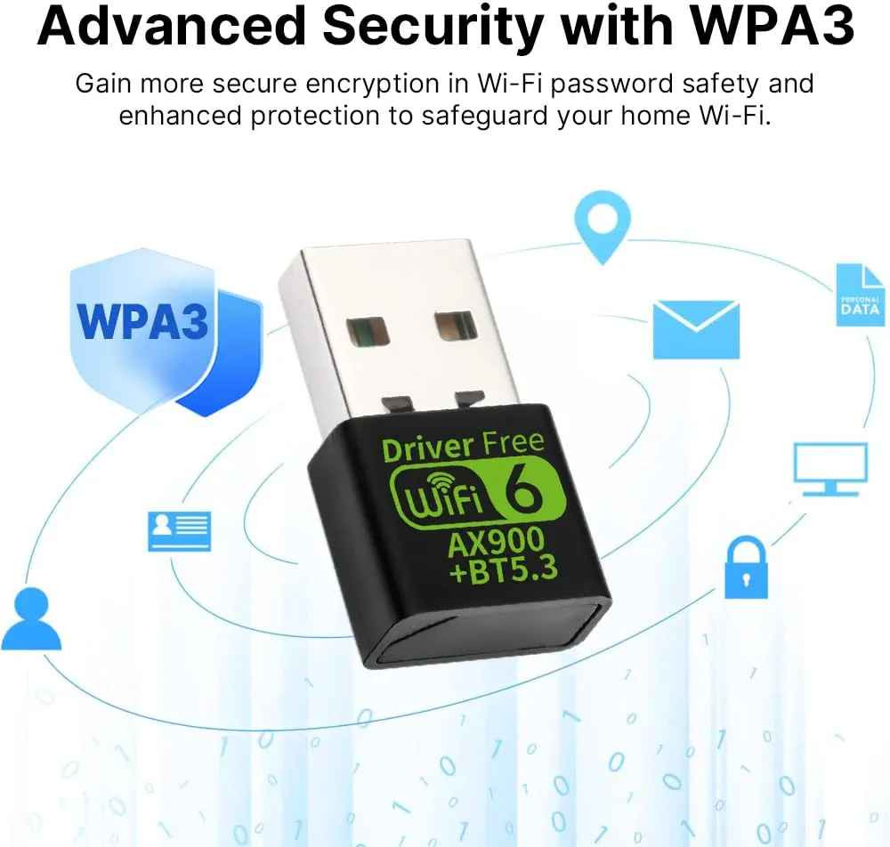 English  |  کوردی  |  عربي 

اسم المنتج: محول واي فاي 6 USB AX900 BT 5.3 WiFi USB للكمبيوتر مع شريحة RTL8851BU ثنائية النطاق 2.4GHz/5GHz حتى 900Mbps 
العلامة التجارية: DragoBug

الحالة: جديد
السعر: 14 الف دينار

متوفر توصيل لكل أنحاء العراق 🚕🚀🌀

⛔ مواصفات المنتج:-

واي فاي 6 فائق السرعة واتصال ثنائي النطاق - استمتع بسرعات فائقة تصل إلى 900 ميجابت في الثانية مع تقنية واي فاي 6 (802.11ax). يضمن التصميم ثنائي النطاق (2.4 جيجاهرتز + 5 جيجاهرتز) بث سلس بدقة 4 كيه وألعاب خالية من التباطؤ وتنزيلات سريعة، مع الحفاظ على التوافق مع أجهزة الراوتر القديمة (802.11a/b/g/n/ac)

تقنية بلوتوث 5.3 المتقدمة - استمتع باتصال لاسلكي محسن مع بلوتوث 5.3، يتميز باستهلاك أقل للطاقة وأداء فائق مضاد للتداخل. مثالي لتوصيل سماعات الرأس والكيبورد والماوس وأجهزة التحكم في الألعاب مع نطاق ممتد واتصالات مستقرة
شريحة تعريف RTL8851BU عالية الأداء - مدعوم بشريحة RTL8851BU الموثوقة، يوفر هذا المحول أداءً مستقرًا وموفر للطاقة مع استقبال لاسلكي محسن. يوفر الهوائي المدمج تغطية قوية للإشارة مع الحفاظ على تصميم صغير محمول. 

تركيب سهل التوصيل والتشغيل - احصل على اتصال على الفور مع التثبيت بدون برنامج تشغيل لأنظمة ويندوز 10/11. تضمن واجهة USB 2.0 العالمية توافقًا واسعًا مع معظم أجهزة الكمبيوتر واللاب توب - ببساطة قم بتوصيله واستمتع بقدرات لاسلكية محسنة على الفور.

مثالي لسيناريوهات الاستخدام المتعددة - سواء كنت تلعب أو تعمل عن بعد أو تجري مكالمات فيديو أو تبث محتوى عالي الدقة، فإن هذا المحول هو الحل الأمثل لترقية سطح المكتب أو اللاب توب الخاص بك إلى أحدث تقنية واي فاي 6 وبلوتوث 5.3 للحصول على أداء لاسلكي فائق.
----------------------------------------------------------

ناوی بەرهەم: ئەداپتەری USB وایفای AX900 BT 5.3 بۆ کۆمپیوتەر بە چیپسێتی RTL8851BU دوو باند 2.4GHz/5GHz تا 900Mbps
 مارکە: DragoBug

 مەرج: نوێ

 نرخ: 14 هەزار دینار

 گەیاندن لە سەرتاسەری عێراق بەردەستە 🚕🚀🌀

 ⛔ تایبەتمەندییەکانی بەرهەم:

 پەیوەندی دوو باند وایفای ٦ی خێرا - چێژ لە خێرایی خێرا و گەورە وەربگرە تا ٩٠٠ مێگابایت لە چرکەیەکدا لەگەڵ تەکنەلۆژیای وایفای ٦ (٨٠٢.١١ax).  دیزاینی دوو باند (2.4GHz + 5GHz) دڵنیای دەدات لە ستریمینگی 4K بە شێوەیەکی نەرم و یاریکردن بەبێ دواکەوتن و دابەزاندنی خێرا، لە هەمان کاتدا گونجان لەگەڵ ڕاوتەرە میراتییەکان (802.11a/b/g/n/ac) دەپارێزێت.

 تەکنەلۆژیای پێشکەوتووی بلوتوس ٥.٣ - چێژ لە پەیوەندی بێ وایەر وەربگرە لەگەڵ بلوتوس ٥.٣، کە تایبەتمەندی کەمتر بەکارهێنانی کارەبا و کارایی بەرزی دژە دەستێوەردانی هەیە.   ئایدیاڵە بۆ بەستنەوەی هێدفۆن و کیبۆرد و مشک و کۆنترۆڵکەری یارییەکان بە مەودای درێژکراوە و پەیوەندی جێگیر.

 چیپی RTL8851BU بە توانای بەرز – بە چیپی متمانەپێکراو RTL8851BU کاردەکات، ئەم ئەداپتەرە کارایی جێگیر و وزە-کارامە پێشکەش دەکات لەگەڵ وەرگرتنی بێ وایەر بەرزکراوە.  ئەنتێنەی ناوەکی ڕووپۆشێکی بەهێزی سیگناڵەکان دابین دەکات لە هەمان کاتدا دیزاینێکی بچووک و گەورە دەپارێزێت.

 دامەزراندنێکی ئاسان بۆ پلاگ و پلەی – دەستبەجێ پەیوەندی بە دامەزراندنی بێ شۆفێرەوە بۆ ویندۆز ١٠/١١ بکە.  ڕووکاری گشتگیر USB 2.0 دڵنیای دەدات لە گونجانی فراوان لەگەڵ زۆربەی کۆمپیوتەر و لاپتۆپەکان – بە سادەیی بیخە ناوەوە و چێژ لە توانا بێ وایەرەکانی بەرزکراوە وەربگرە دەستبەجێ.

 ئایدیاڵە بۆ چەندین سیناریۆی بەکارهێنان – جا تۆ یاری بکەیت، لە دوورەوە کار دەکەیت، پەیوەندی ڤیدیۆیی بکەیت، یان ناوەڕۆکی HD پەخش دەکەیت، ئەم ئەداپتەرە چارەسەرێکی تەواو و گونجاوە بۆ بەرزکردنەوەی مێزەکەت یان لاپتۆپەکەت بۆ نوێترین تەکنەلۆژیای وای فای ٦ و بلوتوس ٥.٣ بۆ کارایییەکی بێ وایەرێکی بەرز.

 - ...
Product Name: AX900 BT 5.3 WiFi USB Adapter for PC with RTL8851BU Dual-Band 2.4GHz/5GHz Chipset up to 900Mbps
Brand: DragoBug

Condition: New

Price: 14,000 IQD

Delivery available throughout Iraq 🚕🚀🌀

⛔ Product Specifications:

Superfast WiFi 6 Dual-Band Connectivity - Enjoy blazing-fast speeds up to 900Mbps with WiFi 6 (802.11ax) technology. The dual-band design (2.4GHz + 5GHz) ensures smooth 4K streaming, lag-free gaming, and fast downloads, while maintaining compatibility with legacy routers (802.11a/b/g/n/ac).

Advanced Bluetooth 5.3 Technology - Enjoy enhanced wireless connectivity with Bluetooth 5.3, featuring lower power consumption and superior anti-interference performance.  Ideal for connecting headphones, keyboards, mice, and game controllers with extended range and stable connections.

High-performance RTL8851BU chip – Powered by the reliable RTL8851BU chip, this adapter delivers stable and energy-efficient performance with enhanced wireless reception. The built-in antenna provides strong signal coverage while maintaining a compact and portable design.

Easy plug-and-play installation – Get connected instantly with driver-free installation for Windows 10/11. The universal USB 2.0 interface ensures broad compatibility with most PCs and laptops – simply plug it in and enjoy enhanced wireless capabilities instantly.

Ideal for multiple usage scenarios – Whether you're gaming, working remotely, making video calls, or streaming HD content, this adapter is the perfect solution to upgrade your desktop or laptop to the latest Wi-Fi 6 and Bluetooth 5.3 technology for superior wireless performance.

- ... بغداد, العراق


**إذا كنت صاحب هذا الإعلان وتريد حذفه لأي سبب، رجاءا أرسل رسالة إلى الدعم الفني**