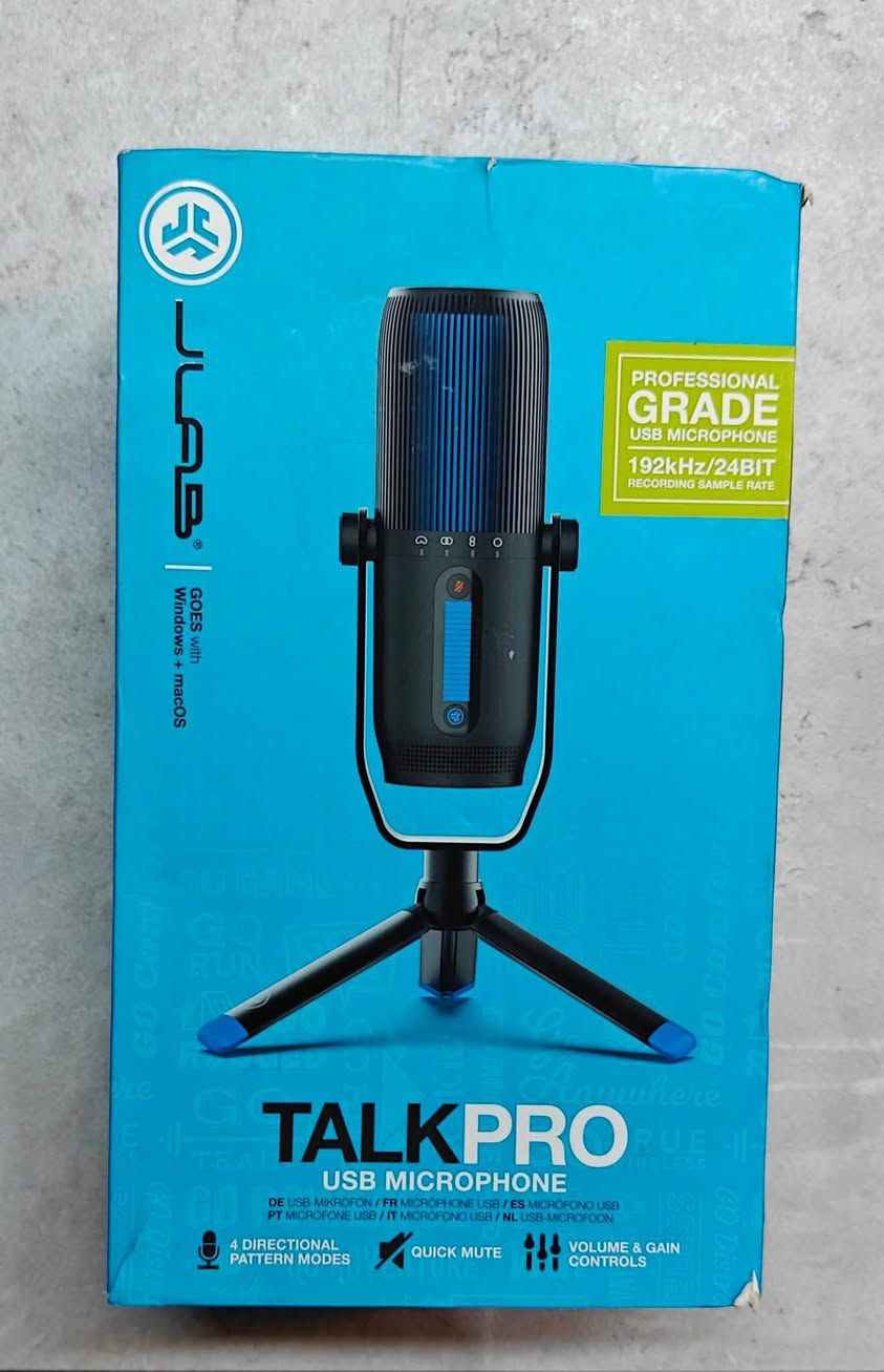 مايك JLab Talk Pro للبيع
حالة نظيفة جداً شبه جديد
صوت احترافي واضح ونقي للبث والتسجيل
أداء قوي بدون أي مشاكل أو تقطيع
أكثر من وضع تسجيل يناسب كل الاستخدامات
Plug & Play جاهز يشتغل مباشرة بدون تعقيد
مناسب للستريمرز، البودكاست، والاجتماعات
جديد لوك  55 الف


**إذا كنت صاحب هذا الإعلان وتريد حذفه لأي سبب، رجاءا أرسل رسالة إلى الدعم الفني**