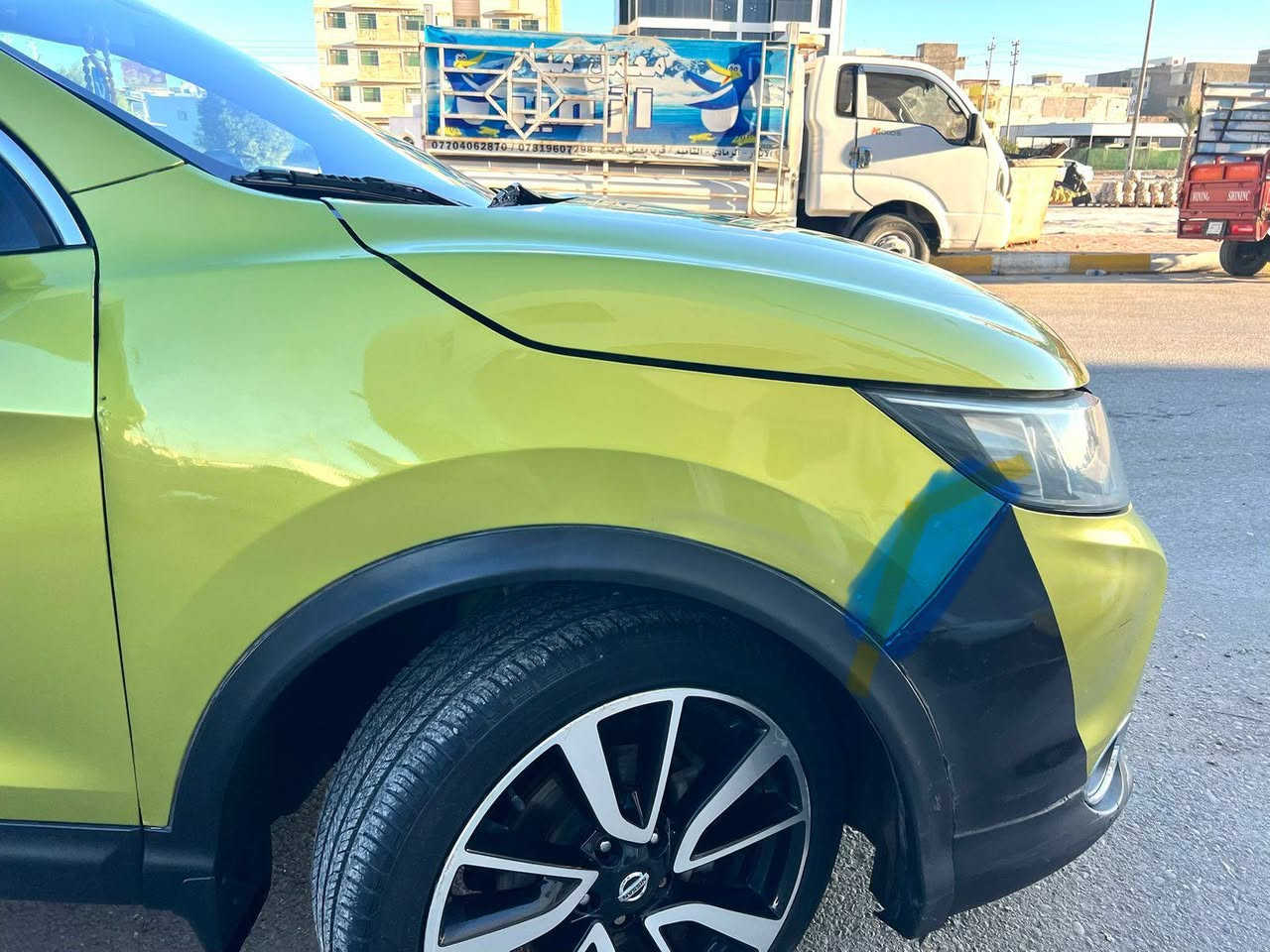 : نيسان روج
موديل  2019
 فول مواصفات
: رقم اربيل
: فتحة
 .. تشغيل عن بعد
 جلد تدفئة وتبريد بالكشنات
: مكفولة كفالة عامه
: بيه بارد بالجاملغ الامامي الأيسر فقط
: السعر 155$ وبي مجال بسيط
: للتواصل ***********
