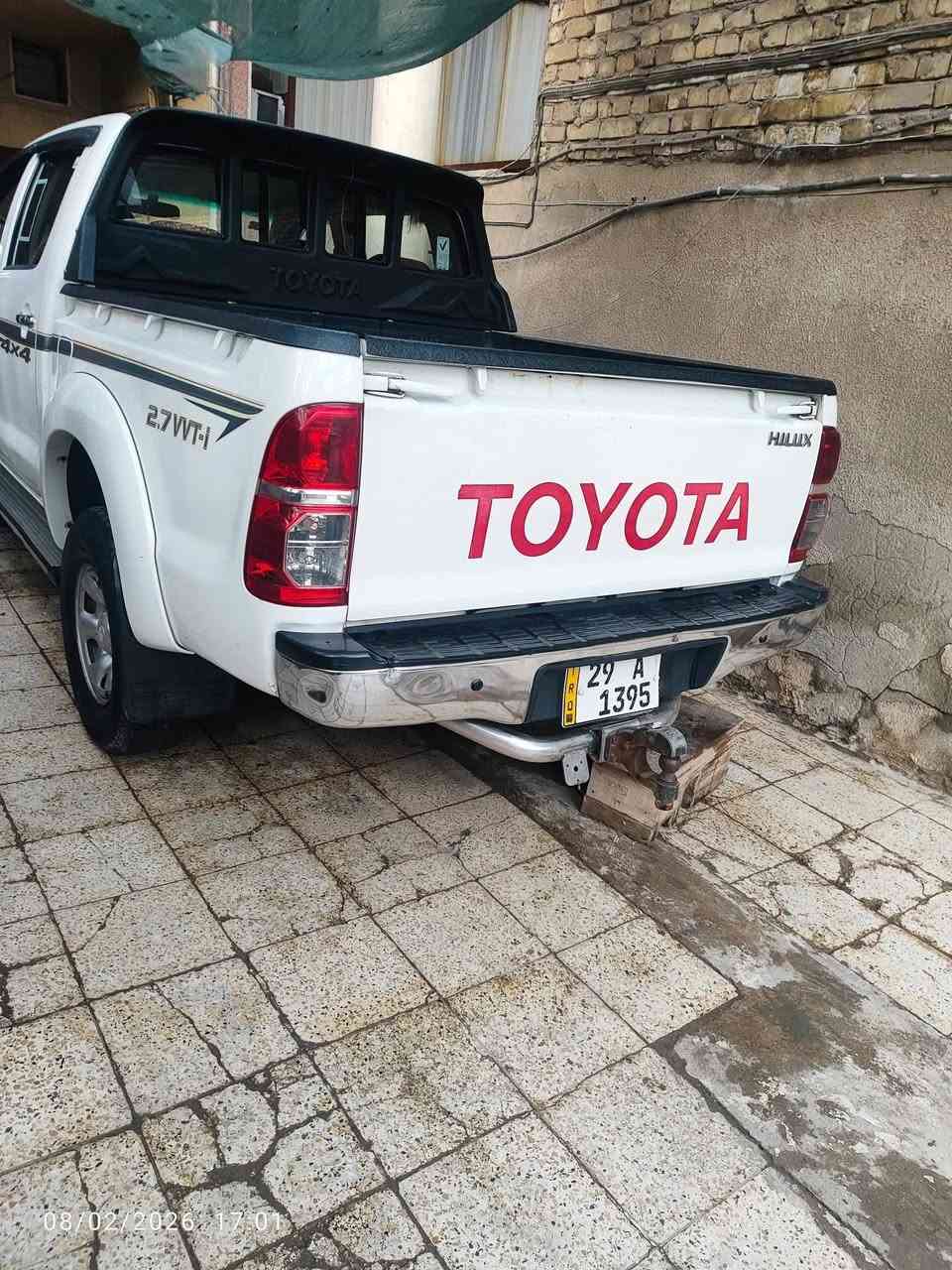 السلام عليكم
بيكم فور ويل هايلوكس
موديل 2015 اوتماتيك
مشروع وطني واسط
رقم انكليزي  سنوية جديدة
سيارة مكفولة تخم تاير  جديد
سيارة مركونه بالبيت خاليه من اي نقص
العنوان بغداد الشعب  لتواصل  
مبايل/وات ساب  ***********
