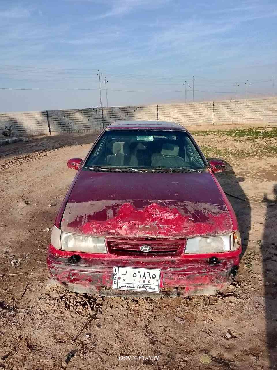 سلام عليكم سياره هونداي اكسنت موديل 1993/ لا الستفسار 👈🏻 اتصال ***********  .السعر 12$
