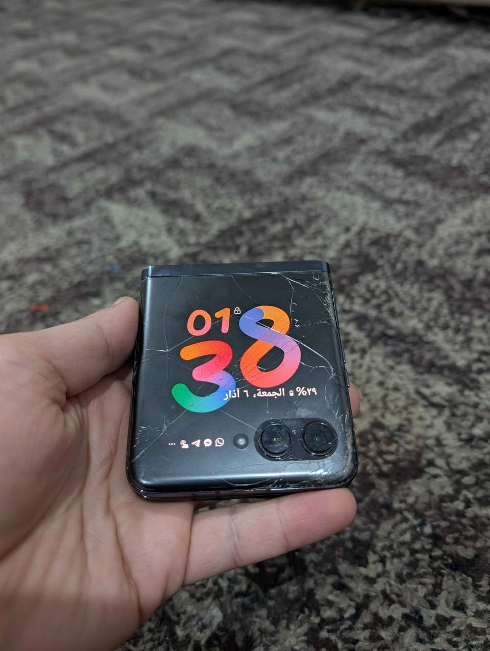 Motorola Razr 40
موتورولا 40 جهاز الشاشه الخارجيه بها خط الزائد الشاشه الخلفيه مكسوره بس كلها تشتغل الجهاز ما بيه اي عيب مجرد هاي الخط بي والشاشه الخلفيه واضحه مثل ما هي والجهاز الجهاز ما يدعم شريحه تمام يراد تسوي جوكر باقي الجهاز كله بشرط بس اللي يذاكركم اياه واللي مبينه بالصور هاي مبينه بعد يمكم الجهاز رام 8 الذاكره 256 سلاسا فول كاميرات حلوه كلش أربيل, العراق


**إذا كنت صاحب هذا الإعلان وتريد حذفه لأي سبب، رجاءا أرسل رسالة إلى الدعم الفني**