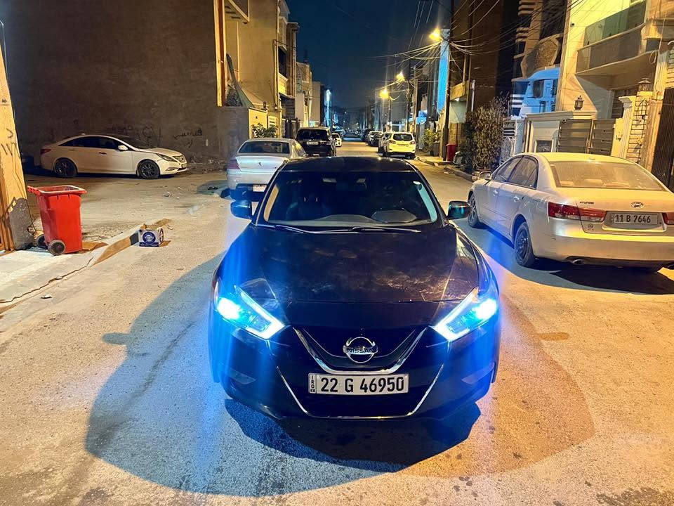 السلام عليكم نيسان مكسيما 2017 فول مواصفات ما عدا البانوراما محرك 3500 حادثها جاملغ وبنيد بدون اي دواخل وبيها بالعراق صبغ مكانات يعني تقريبا بيها اربع قطع اني ابيع حزام سيارة جاهزة من كلشي محرك وكير مكفولات تبريد ثلج صدر جديد تخم تاير جديد سنوية وهزة جديد وباسمي ثاني يوم تحويل السعر 105 وبيها مجال مكاني بغداد الدورة ابو الطيارة الاتصال ***********
