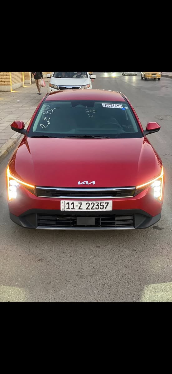 كيا 2025K4 فئه Ex زيرو بحاله شركه
ماشيه 2000
دخول جديد رقم بغداد

#حادث صبغ بنيد وجاملغ بارد بدون ايرباك بدون تبديل                                                                                            

المواصفات فول عدا فتحة والجلد 

محرك 2000 دوش المرغوب 

بصمه /بصمه ابواب / شاشه متصله / كيجات اكترونيه / تبريد لمس بشاشه / سايد بريك بصمه / اوتو هولد / مانع نزلاق / داخل لونين / شاحن وايرليس/ شاشه كار بلي / لايت 3 عدسات بلادي/ جنطه ذكيه / تحكم كشنات / نقطه عمياء / تحديد مسار / سياقه ذاتيه / ردارت محطيه / توقف ذاتي / ويل كروم 17/ نظام ترحيب / تشغيل عن بعد                                                                                                        السعر188 وبيه مجال بسيط
***********
