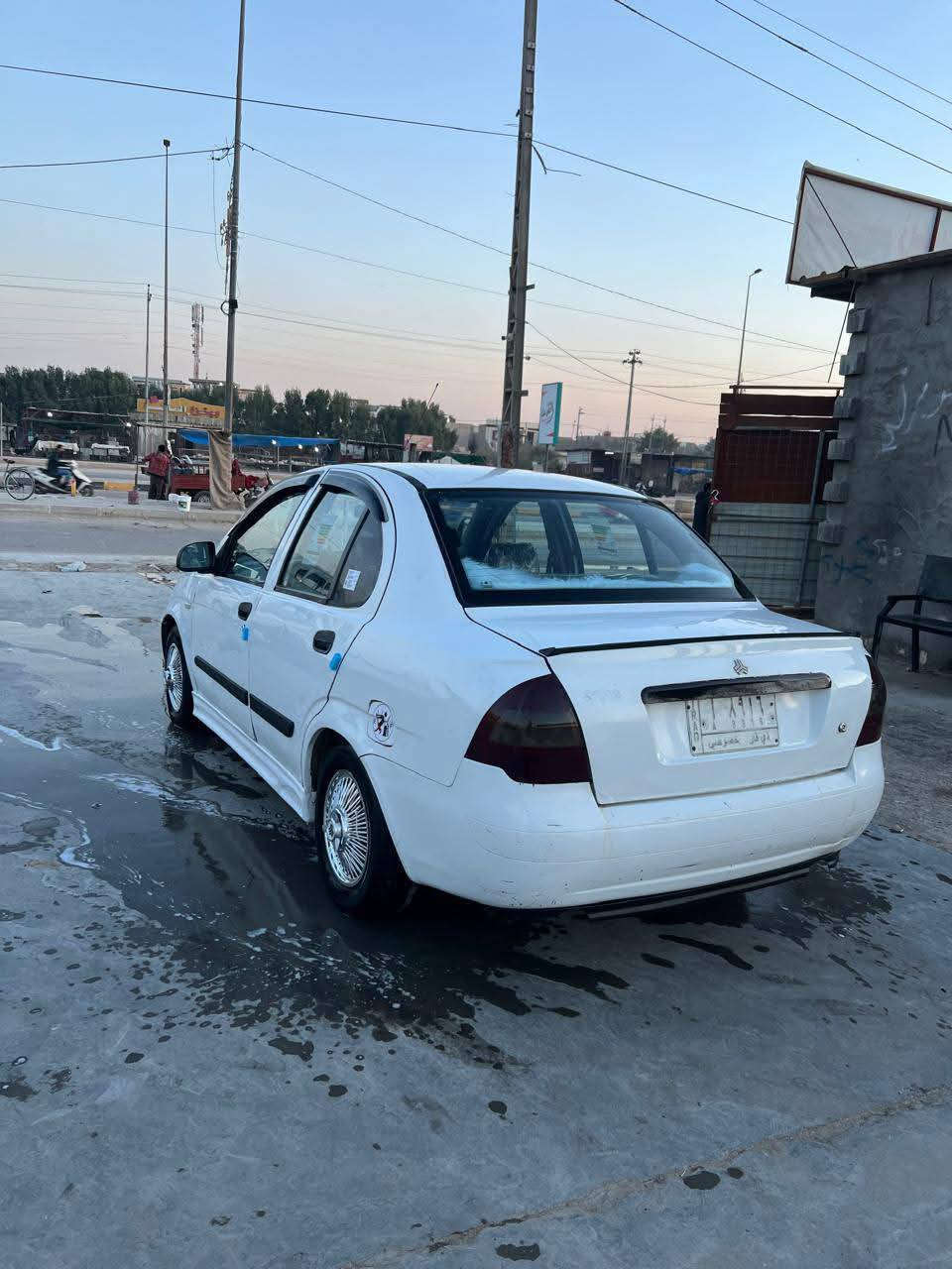 طيبه 2013 بيه رشات صبغ بسيطه سياره جاهزه مكينه وكير كفاله تبريد شغال السعر 30 شرط التحويل مكان السياره ديوانيه (***********)
