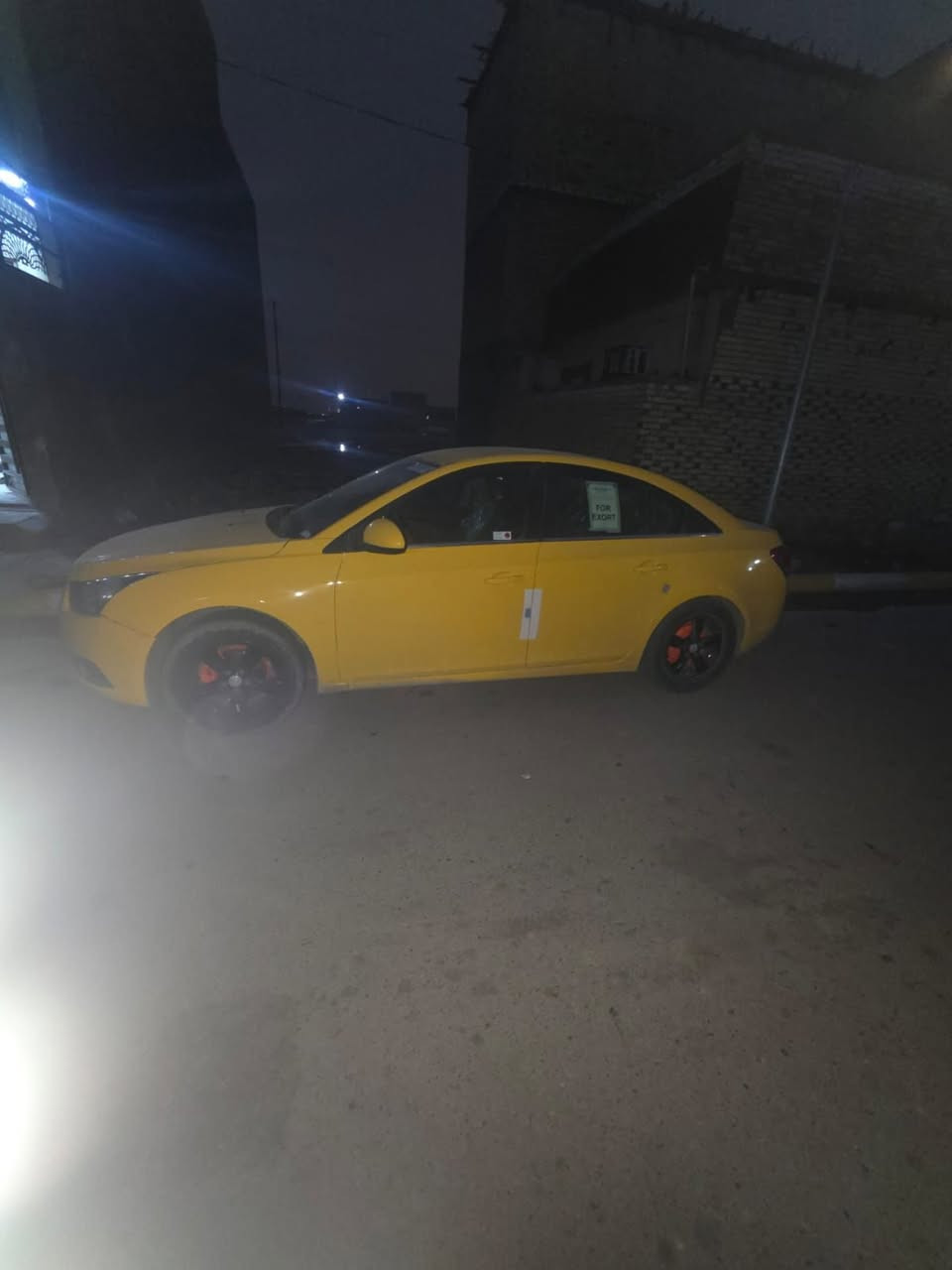 السلام عليكم شوفرليت كروز 2012 محرك 1400 تيربو وارد امريكي حادثها بنيد وجاملغ الأيمن بدون دواخل سيارة نظيفة جدا مصفره غرامات وهيئة كير مكينة جدد داخل جديد شاشة اندرويد حجم كبير تحكم كامل عن طريق الشاشه تبريد تدفئة رقم بغداد تحويل مباشر السعر 75 وبيها مجال موبايل ***********
