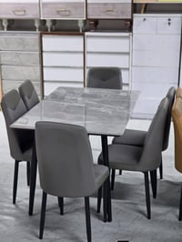 طقم طعام 6كراسي • مرمر • منشأ تركي