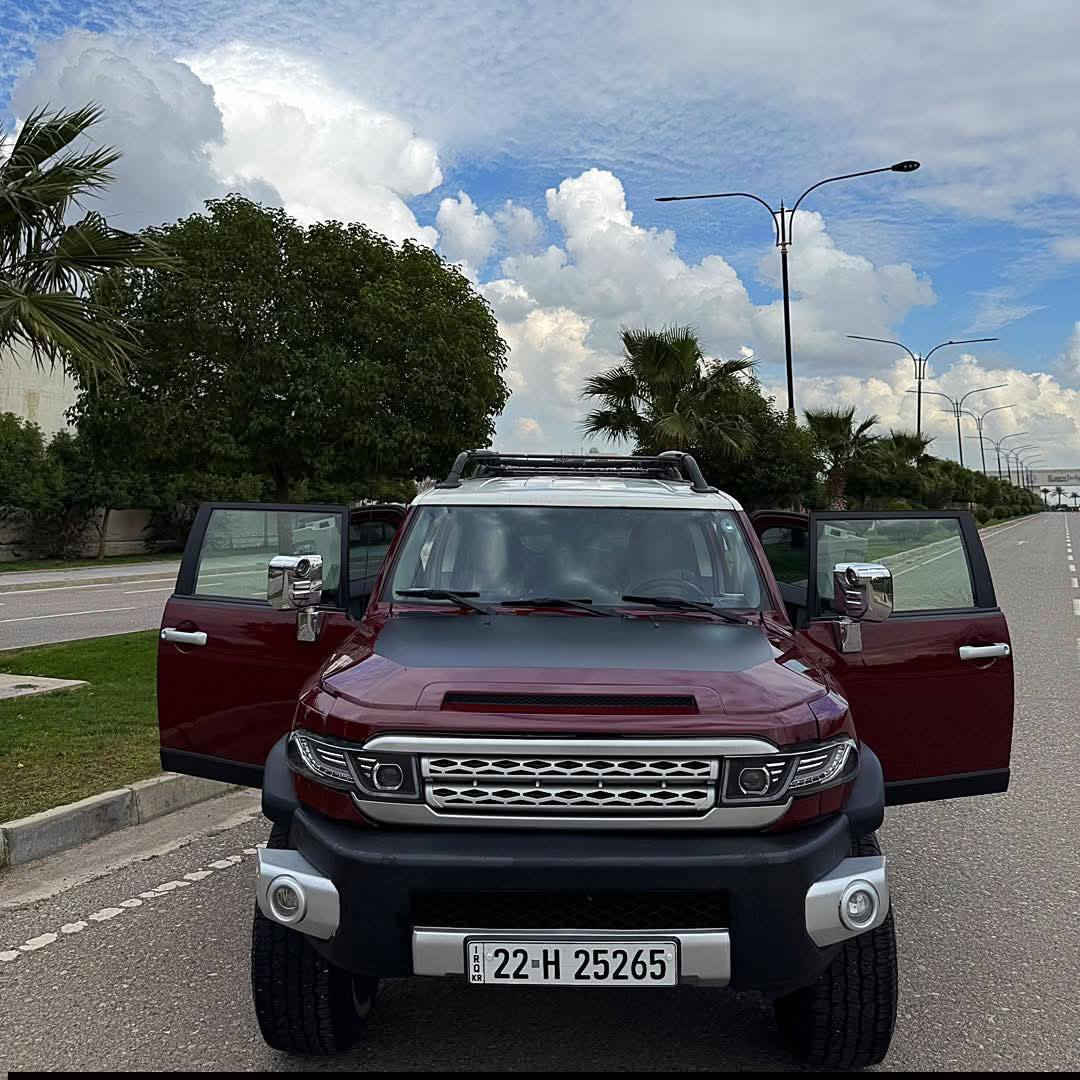 {Toyota Fj Cruiser}
~~~~~~~~~~~~~~~~~~~~~~~~~~~~~~~~~
موديل : 2008 
مكينة : ٦ سلندر بنزين 
ماشية : ٢١٧ كم 
ضرر سيارة : ٣ قطعة امامى صبغ و شويه دواخل
مواصفات : نص فول بدون ٤*٤
رقم اربيل فحص و سنوى و رقم جديد تحويل مباشر
مكينه و گير و صدر كل كفاله حتى برغى مامفتوح 
مكان سيارة: اربيل شارع ٦٠ 

رقم موبيل / ***********6
                                  

.
.السعرررررررر 90 ورقة 
.
.
.
.
_____________________________

‏ ‎للاعلانات او بيع السيارات  راسلونا على الصفحة  📩

