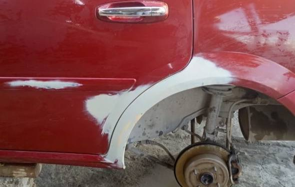 سمكره وصبغ الصافي تصليح علبارد بأحدث الطرق تصليح دعاميات عنوان بغداد التاجي مقابيل حي الصناعي الوريات ***********
