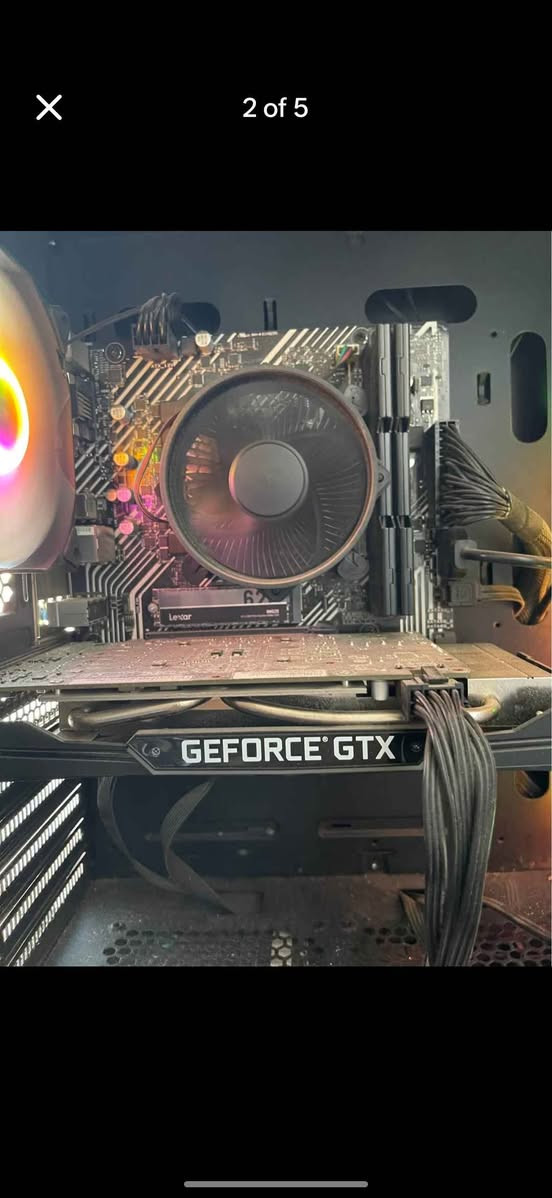 المواصفات 
Gtx 1660 ti
I5 10400f
Ssd 256
M.2 256
Hdd 1t
Power 650
Motherboard asus

Samsung 
144
24 in

و في مجال دهوك, العراق


**إذا كنت صاحب هذا الإعلان وتريد حذفه لأي سبب، رجاءا أرسل رسالة إلى الدعم الفني**