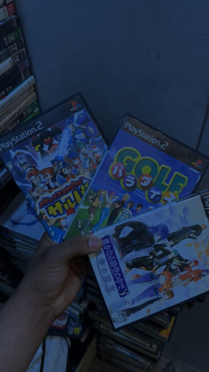 جميع اللعاب بلي تو متوفر  اصلي ياباني سعر القرص ٥ الاف 
واكو ب ٣ 
***********
