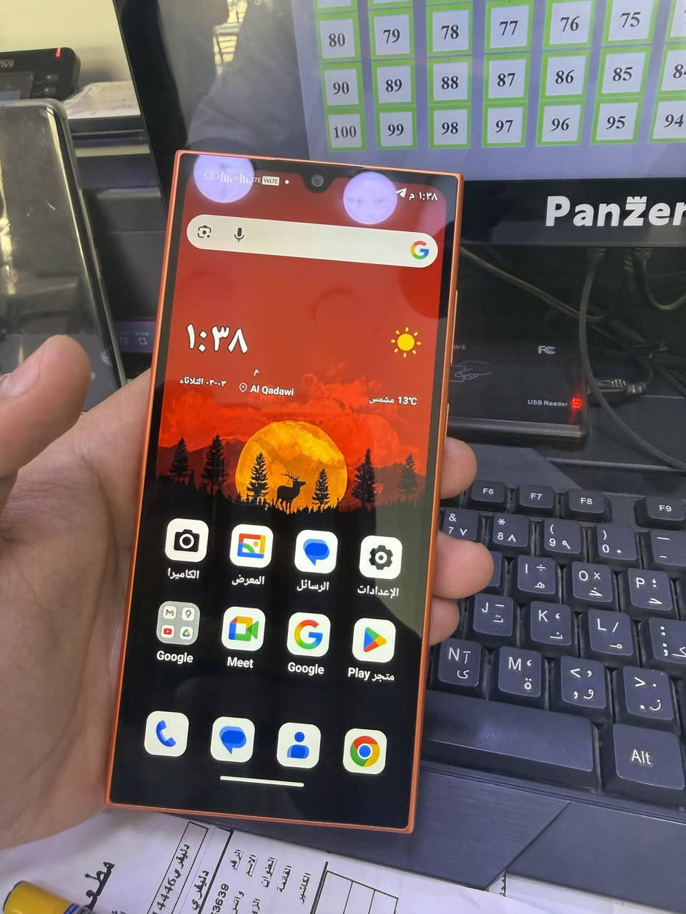 جهاز اوكتيل c61 ذاكره 128
جهاز أخو الجديد استعمال اقل الشهر 
بدون كارتونه سعره 110
مكاني بغداد الزعفرانيه 
***********
