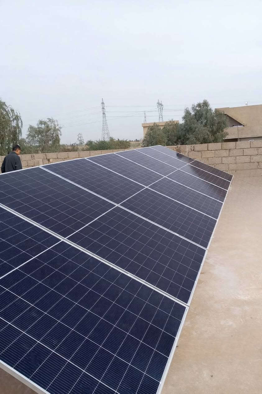 {تنصيب منظومة طاقة شمسيه2026}

‎من قبل كادر شركة رويال سولار 

‎تجهيز منظومة منزلي 15 أمبير نهارأ و 15 أمبير ليلأ 

الموقع صلاح الدين - قظاء البيجي - الحجاج 
- للأخ ضياء ابراهيم 

✅الواح المستخدم فلادافيا حجم 600 واط
‎عدد: 7 ضمان 15 سنة استبدال

جهاز انفيرتر  itel 6k ✅
‎  عدد:1 ضمان 3 سنة 

بطارية مستخدمة نوع ليثيوم PTT حجم 15kw  ✅
عدد:1 ضمان 7 سنوات تبديل+صيانة

‎يتوفر لدى شركتنا رويال سولار نظام نقدي و اقساط لموظفين كي كارد لمده 18 أشهر 

‎العنوان كركوك شارع القدس - مقابل كوفي الجادرية - عمارة رويال نيت 

‎فرع الثاني كركوك شارع المطار قرب فلكة تكريت

فرع صلاح الدين - تكريت - القادسية شارع الكراج -قرب الحديثي للموبايل 

‎للحجز والاستفسار للتواصل او مراسلتنا على واتساب 

*********** كركوك
*********** صلاح الدين اسيا
*********** صلاح الدين زين
*********** الشركة 

 الرقم المختصر 6020📞
