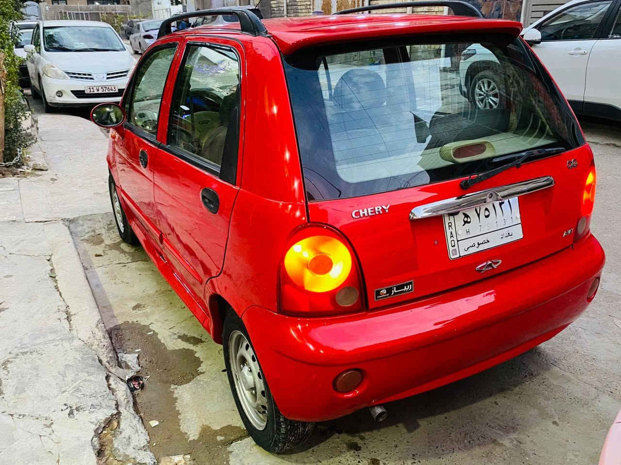 سلام عليكم شيري كيو كيو موديل.13. رقم بغداد سيارة على وضع شركة بدون لا صبغ ولا ضربة ماشية 57.حقيقي مكينة كير تبريد 🥶 تدفئة خير من الله. كهربائيات كلها شغالة تخم تاير جديد الأسبير مال شركة منازل أبدا.السعر.(43).وبيها مجال بصيط جدا مكاني بغداد  رقمي بي واتساب ‏‪***********‬‏.
