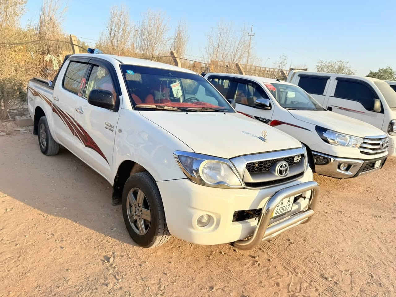 هايلوكس 2011 كير عادي رقم بصرة تحويل مباشر مكينة مجفته صار شهر سيارة مكفوله السعر 158ورقه مكاني البصره سفوان  ***********
***********
