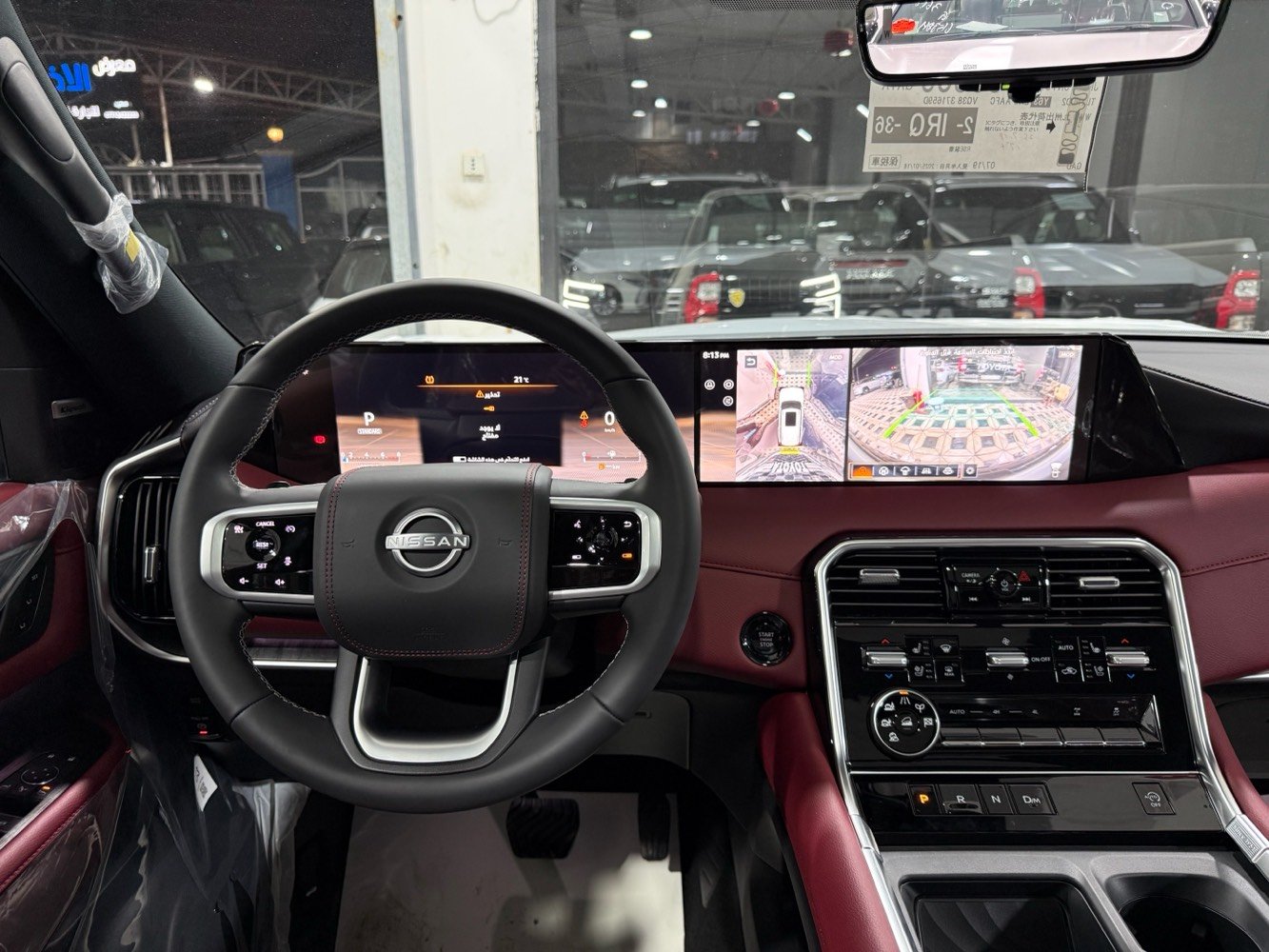 باترول بلاتينيوم 6 سلندر تنفس طبيعي 2026 بغداد ضمان السور فول 1/1 داتا شو عرض على الزجاج كراسي مساج رادارات داخل احمر فور ويل حار بار شاشات 5 كامرات جنطة كهرباء