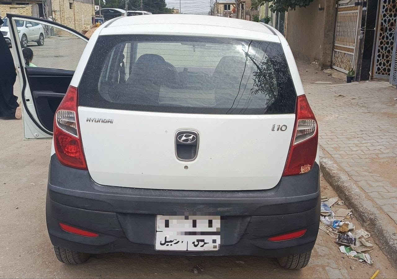 هونداي i10 موديل 2013 ماشيه 111.200 بيها بداية تبخير رقمها اربيل مكفوله من الضربه والصبغ مكانها النجف السعر 60  للاستفسار *********** أو راسل خاص
