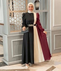 فستان ٣ ألوان • قماش سي واي • وان سايز ٥٥-٨٥كجم