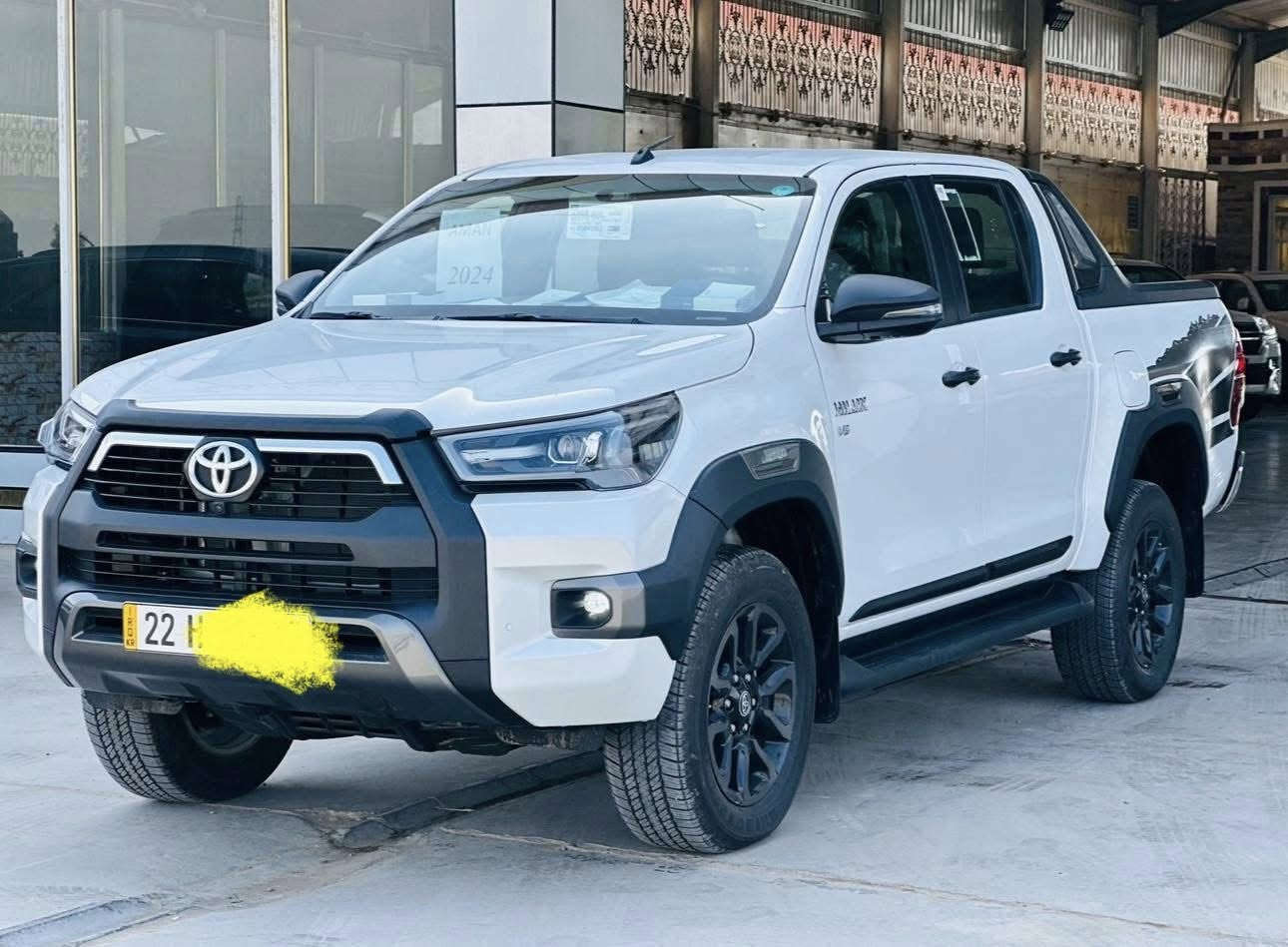 سلام عليكم👋
 للبيع تيوتا هايلوكس🛻
 ادفنجر ٢٠٢٤    
رقم اربيل
فول مواصفات للاخير 
‏ كويتي🇰🇼
٤ كامرات 📸
حساس امامي خلفي 
مري شفط 
قطعتين تبريد ❄️
٦ سماعات 🔊 
‏شاشة🖥️
بصمة 
باقي المواصفات معروفه
ماشية 18 الف 
لاستفسار 📞 ***********&& ***********
