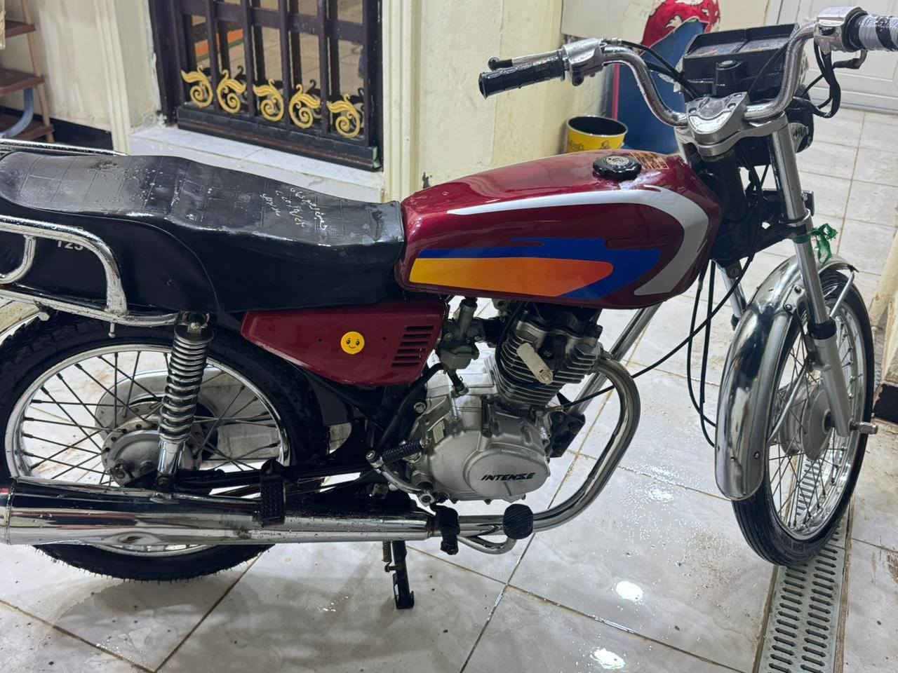 سلام عليكم دراجه نامه شاصي ارشه موديل 13 اوراق اصولي محرك انتنس 23 دراجه نضافه فول  كهربائيات  كله شغاله الشراي يتصل مكان ديوانيه مركز ‏‪***********‬‏
