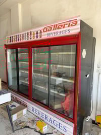 بيع براد مستعمل كلش نضيف يحتاجله بس غاز • أبواب زجاج سحاب (Sliding Doo...