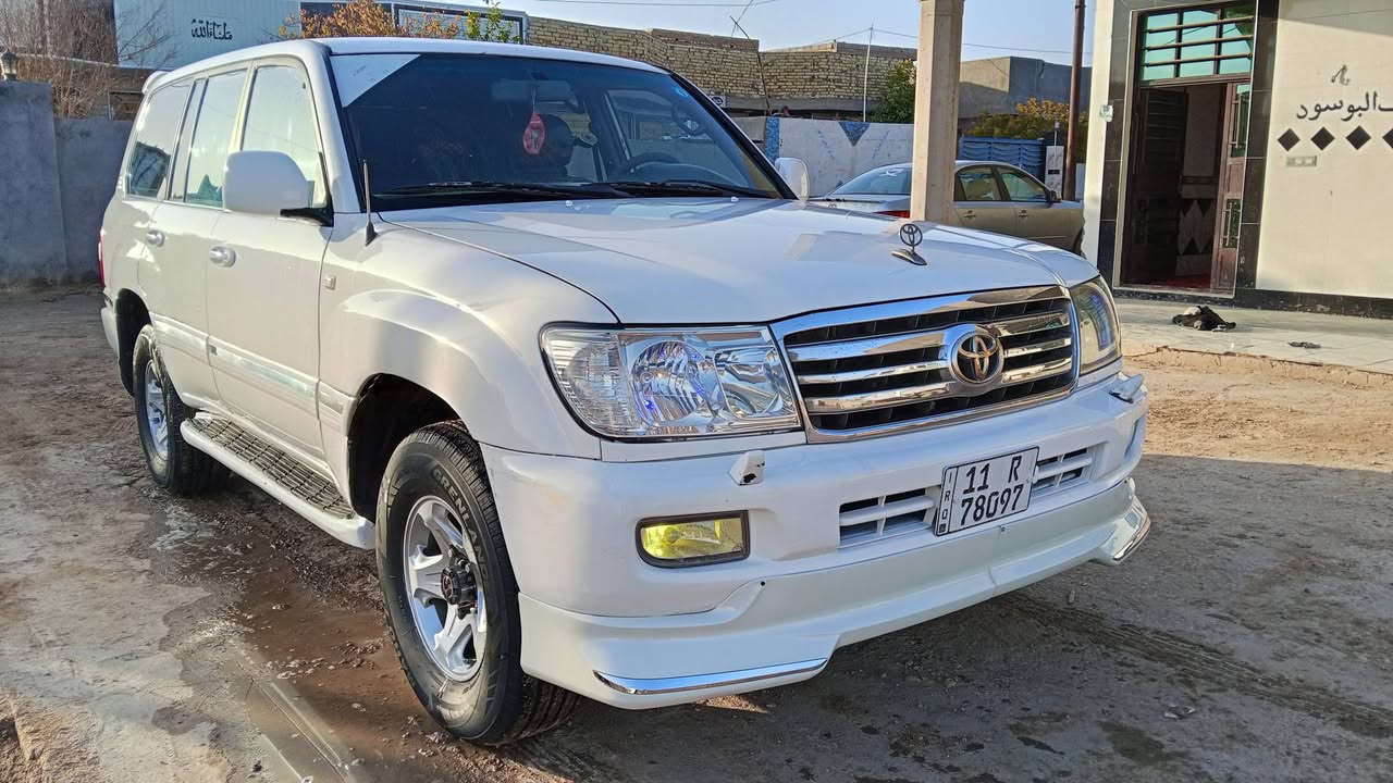 سلام عليكم 
لاندكروز موديل 99للبيع.مكان كربلاء
بسمي رقم بغداد حداديه ومكينه وكير خير من الله 
سياره  احله من الصوره داخل كلش حلو دوشمه 
ورضيه جديده لايت زنون الناصي مكينه 6سلندر في فيتي دبل تانكي سياره مكفوله من الظربه السعر 105وبيه مجال ***********
