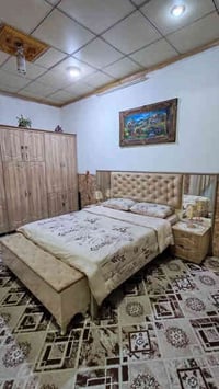 غرفه نوم كامل للبيع مصنوع من خشب تركي اصلي شرط بدون اي شخط سعر 900 رقم...