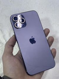 /ايفون ١٢برو ماكس ذاكره/٢٥٦ بطارية/٨٥ تك نموذج M بس فطر  بظهر مبدل شاش...