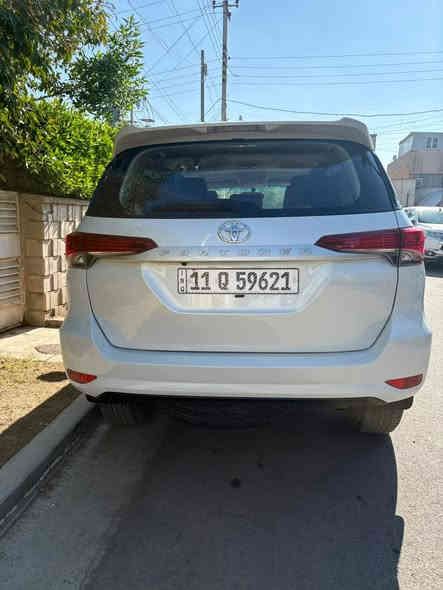 السلام عليكم تويوتا فورتشنر للبيع 2024 رقم بغداد باسمي مكفولة 
ماشية 37 الف 
4 سلندر 2700
فور ويل 4*4 
٧ راكب 
السعر 305 $
بغداد المنصور 
***********
