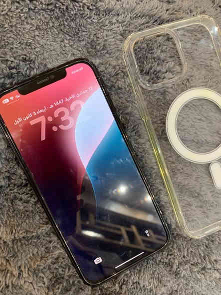 ايفون 12 برو ماكس نظيف مبدله شاشه والبصمه واكفه سعره 400 قفل بطاريته تجنن مكاني مدينه الصدر الدسيم للأستفسار ع هذا الرقم ***********
