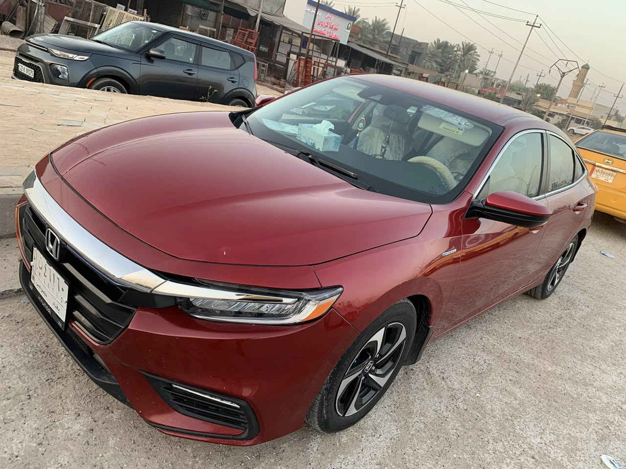 كلين 👈 ياباني
بدون صبغ وتبديل ودواخل فقط بارد بخشم البنيد بلادية 
هوندا انسايت هايبرد  2022‪    ياباني‬
رقم بغداد ماشية 25 الف كيلوا 
وارد امريكي
بصمات عدد   ٢   

المواصفات  :
• مكينه 150‪0 cc هايبرد سبورت رياضي  ‬
• كير اوتوماتيك لمس
• بطارية ليثيوم
• سبورت 
• شاشة كبيرة
• كاميرا خلفية
• حساسات خلفية 
• حساسات امامية 
• كراسي لون ابيض 
• رادار امامي
• مانع تصادم
• محدد مسار
• تصحيح مسار
• كاميرا امامية
• شفتات استيرن
• مثبت سرعة
• مانع انزلاق
• استيرن متحرك
• تحكم فول
• بصمة تشغيل عن بعد 
• بصمة أبواب
• دخول ذكي
• إنارة ترحيبية
• مري كهرباء
• حساسات تجاوز BSM
• نقطة عمياء 
• حساسات تجاوز عدد 2
• شاحن وايرلس 
• حساس امامي وخلفي
• شاشة اعطال
• هندبريك كهرباء
• زجاج كهرباء
• عداد ديجيتال
• اضوية امامية تورنج LED
• اضوية خلفية LED
• كشافات LED
• حساسات اضاءة
• إنارة امامية تلقائية Auto
• حساسات ضغط هواء الإطارات
• نظام ECO + TRIP
• نظام GPS + خرائط
• نافيجيشن
• 3 أنظمة قيادة (eco, ev, sport)
• مري تعتيم
• ركايات وسط
• بلوتوث
• مدخل USB + AUX
. اطارات جديده مشلن اصلي
السعر 140  $  
***********
