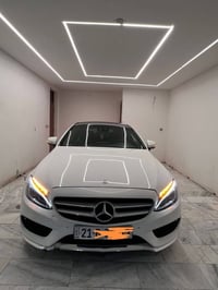 مرسيدس C300 2016 وارد ألماني كفاله عامه فقط الجاملغ الأمامي صفحه الساي...