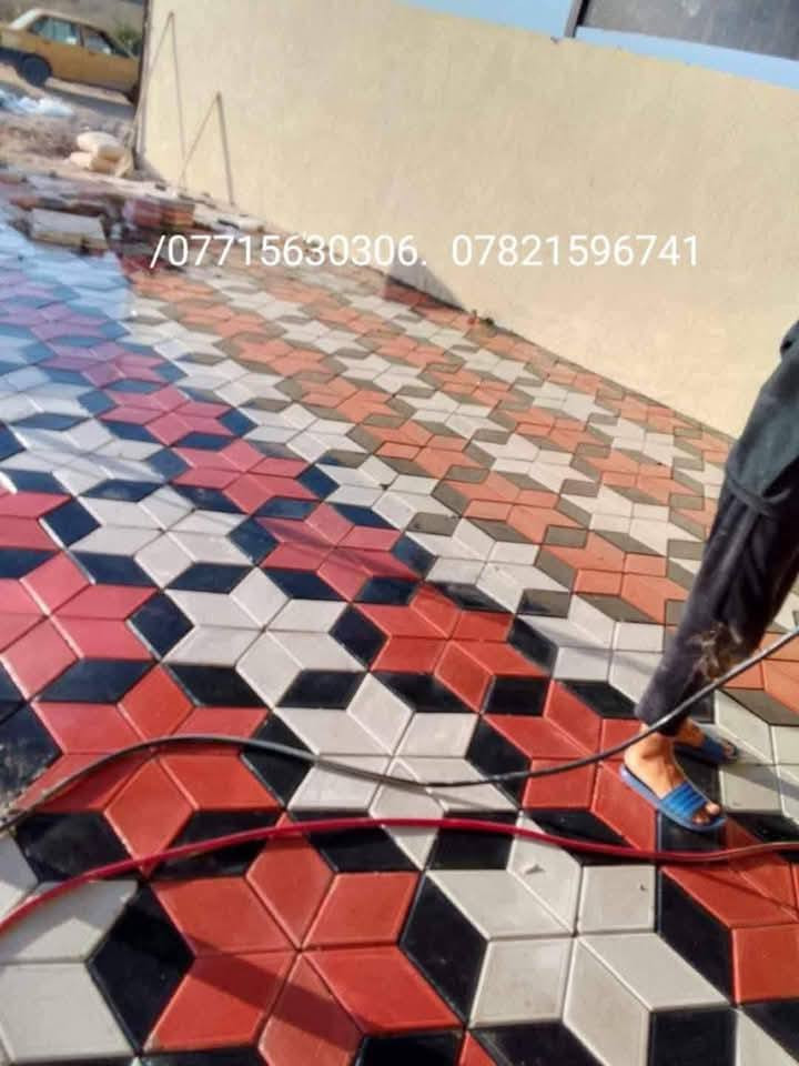 متوفر كادر عمل بغداد
نشتغل انواع الارصفه شوارع حدائق مدارس دوائر 
 سعر (المتر 3لاالف وبيه مجال)/***********.  *********** يوجد كرسته وعمل بسعار مناسبه وجميع المحافضات

