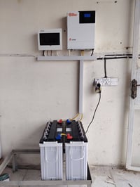 منظومة شمسية • الحويجة سته مبارك • انفيرتر SRNE 3.6 كيلو