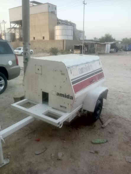 كابوته 3 بستم توليد 9 كيفي سنكل كابينه تايرات وراديتر دبل وخزان وقود وجهاز اوتو  إطفاء وتشغيل بسعر 14 ورقه المكان صويره معمل سيف البيضاني للمولدات الحي الصناعي ***********
