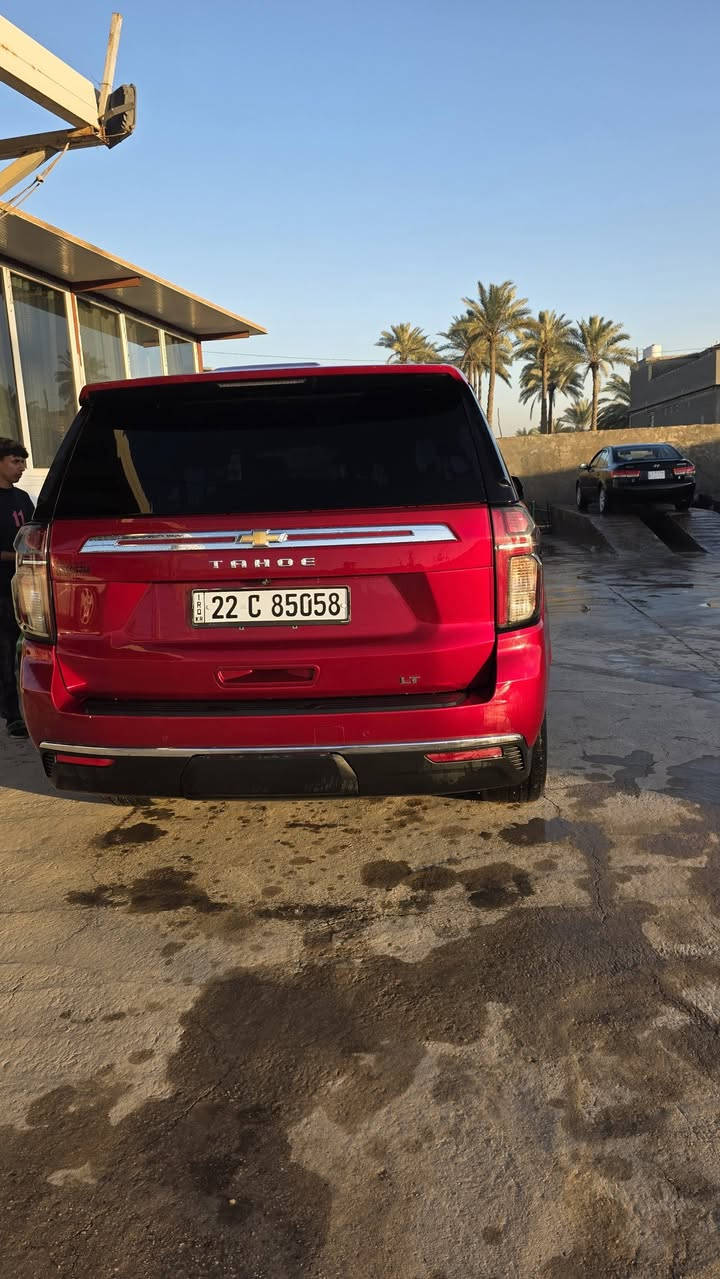 تاهو 2021 Tahoe 
للبيع او المراوس( بلاسايد او توليرايد او سرونتو)  حديث 
وارد أمريكي لون احمر بدون حادث كلين تايتل 
بيها بوسه + شخط والباقي مكفول 
مواصفات LT فول 1/1
١_بانوراما سقف طويل 
٢_كشنات جلد +كشنات كهربائية
٣_ 5بصمات 
٤_شاشه كبيره وشاحن وايرلس 
٥_ جنطه كهربائية
٦_ويل كروم حجم 20 
٧ كشنات منفصل VIP 
محرك 5300 المرغوب 
رقم اربيل باسمي تحويل ثاني يوم سنويه جديده 
السياره مضلله رسمي 80% وبيها كتاب من المرور 
السعر 405 وبيها مجال 
***********

