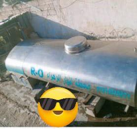 سلام عليكم تانكي ماء للبيع جديده بل كارتون سل  ستيل ياباني حمل 4 طن نضيف مكان البصره 
اتصال على الرقم ***********
