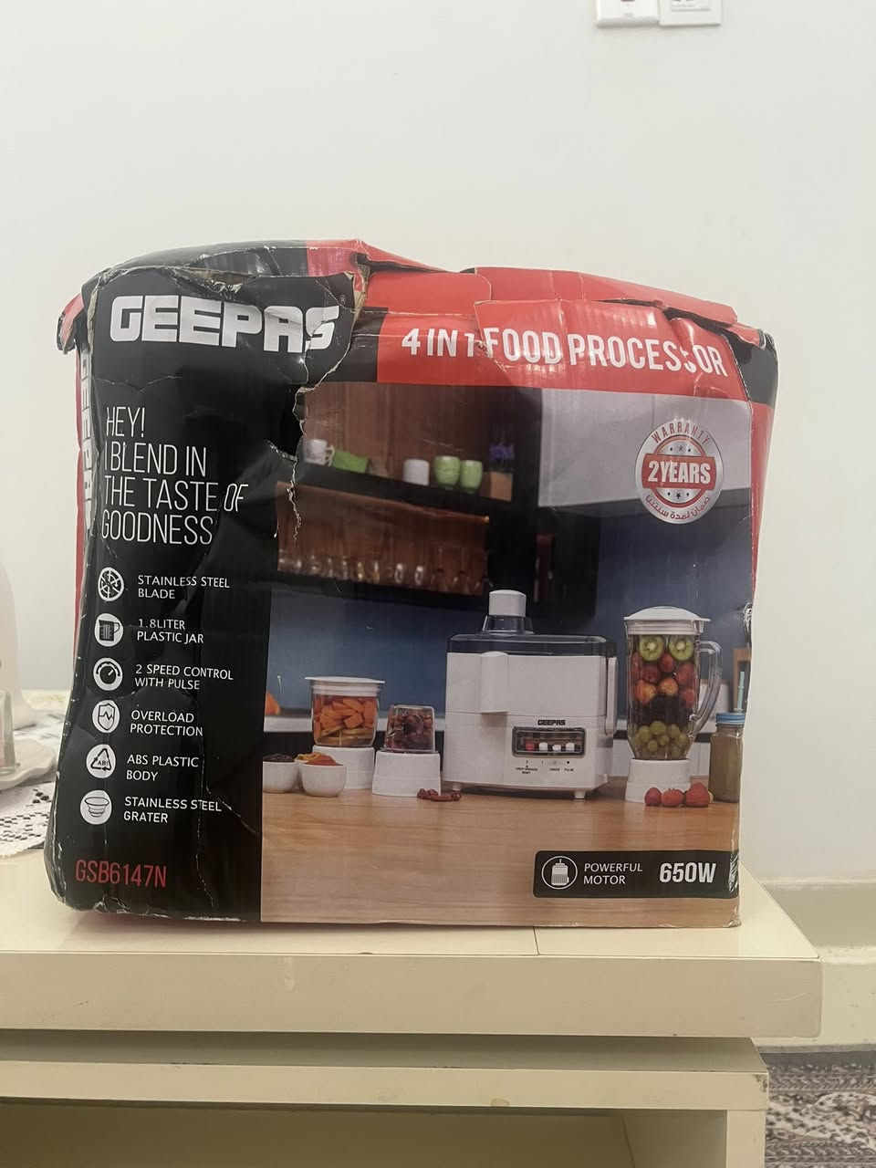 ست البيت  براند مشهور بالة خليجي ما مستعمل جديد خلاط وطاحونة وعصارة فاكة 650 واط


**إذا كنت صاحب هذا الإعلان وتريد حذفه لأي سبب، رجاءا أرسل رسالة إلى الدعم الفني**