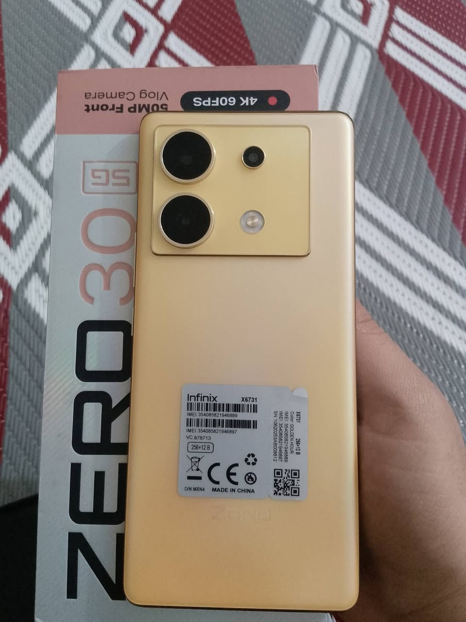 انفنكس زيرو Infinix ZERO 30 5G فايف جي ذاكره 256 عشوائيه 12+12 بطاريه 5000 جهاز اخو جديد مشروط السعر 270 بي مجال


**إذا كنت صاحب هذا الإعلان وتريد حذفه لأي سبب، رجاءا أرسل رسالة إلى الدعم الفني**