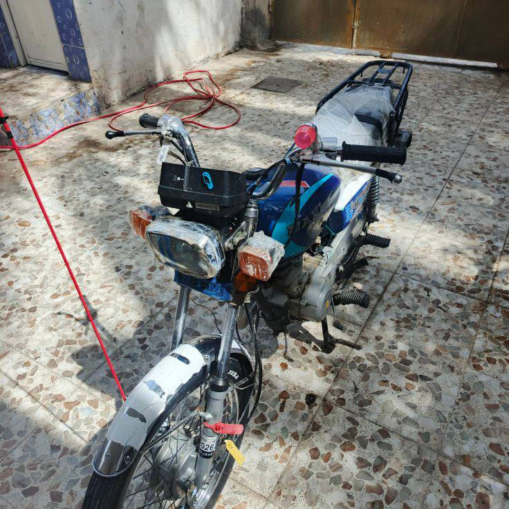 سلام عليكم دراجه للبيع موديل ٢٠٢٠كامله مكينه نضيفه مجفته دراجه كامله كهربائيات كامله شغاله 
تعميره جديده اوراق كامله اصولي نضيفه ارشه دراجه سعره ٦٥٠بيه مجال كلش قليل مكاني واسط النعمانيه رقم هاتف ‏‪***********‬‏
