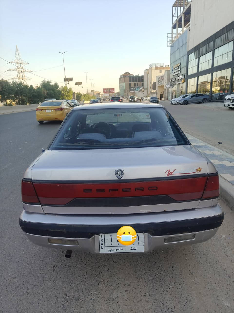 السلام عليكم اسبرو للبيع موديل 1993 مكفوله من ضربه مكينه وكير وحداديه خير من الله سياره جاهزه من كلشي كير اوتو رقم نجف مصفر سنويه 2027 السعر 27 وبيه مجال بسيط تصال عل رقم الهاتف *********** مكاني بابل بابل
