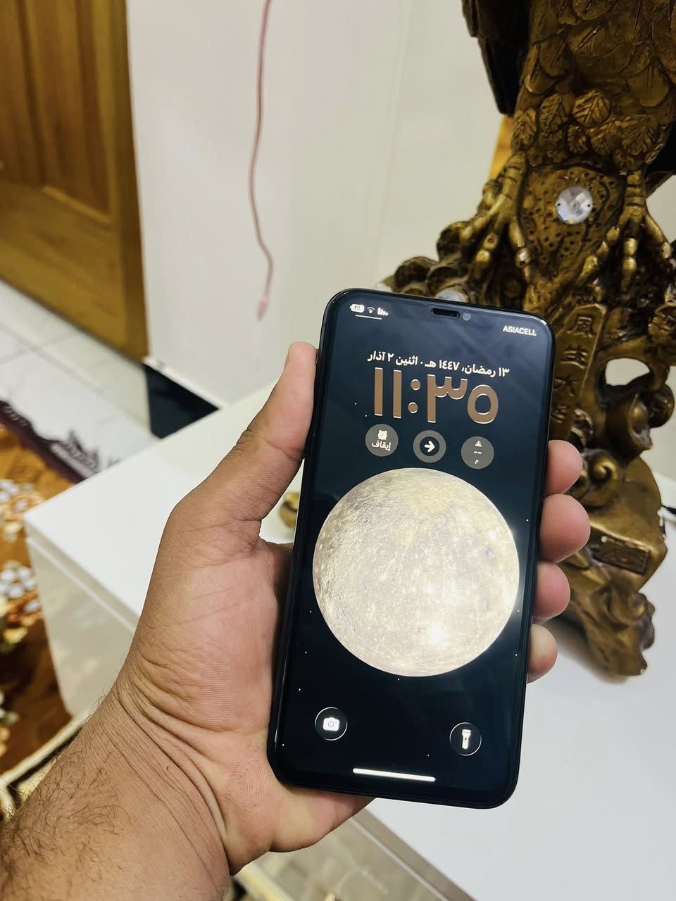 السلام عليكم ١١ برو ماكس ذ ٢٥٦ مبدل شاشه /بطاريه بلاديه ٧٥ مكان نجف 
***********
