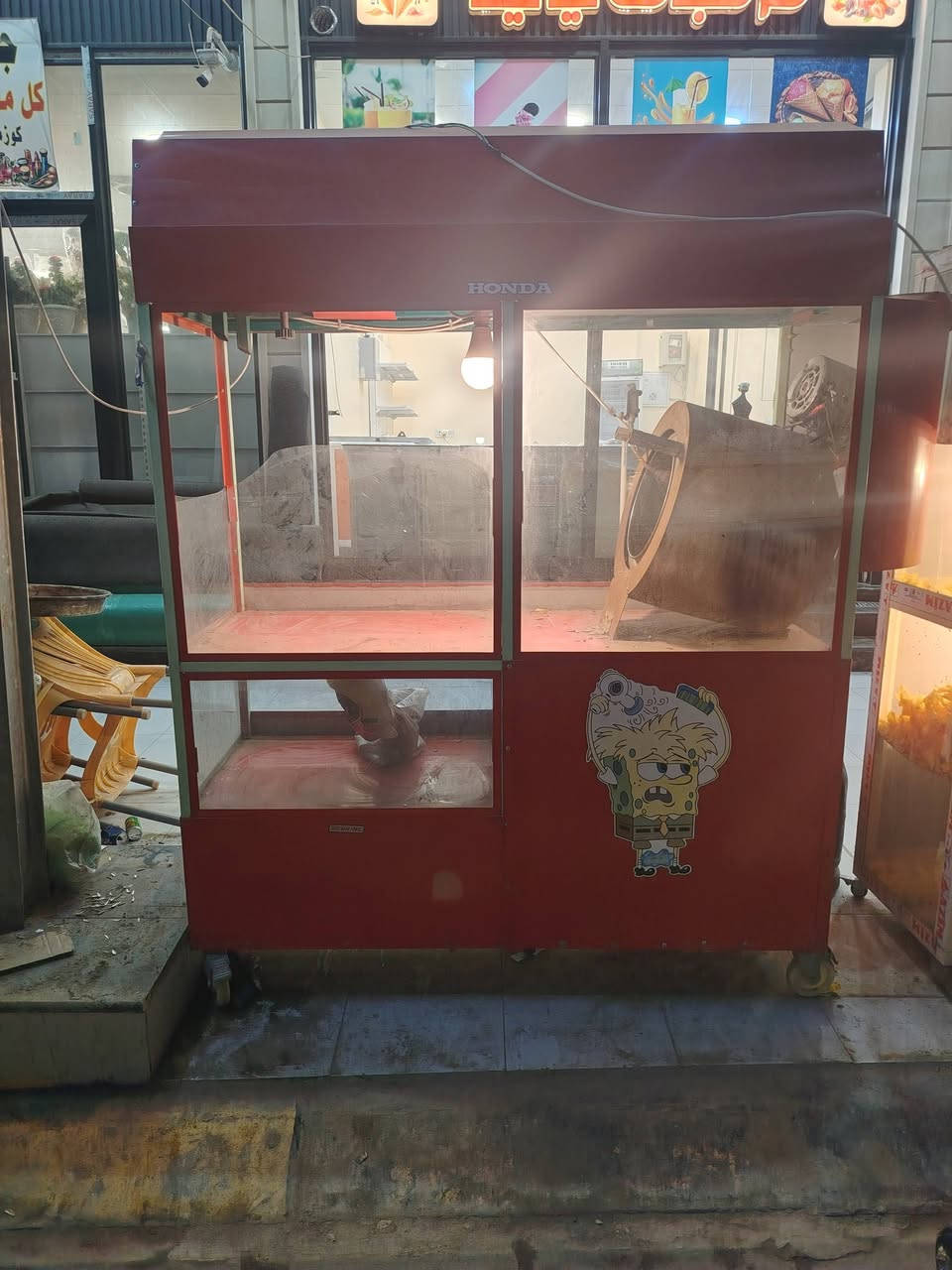 مكينة حب وشامية للبيع جاهزة من كلشي بس تخلي غاز وتشتغل 
السعر 700 الف وبيها مجال
العنوان بهرز /***********
