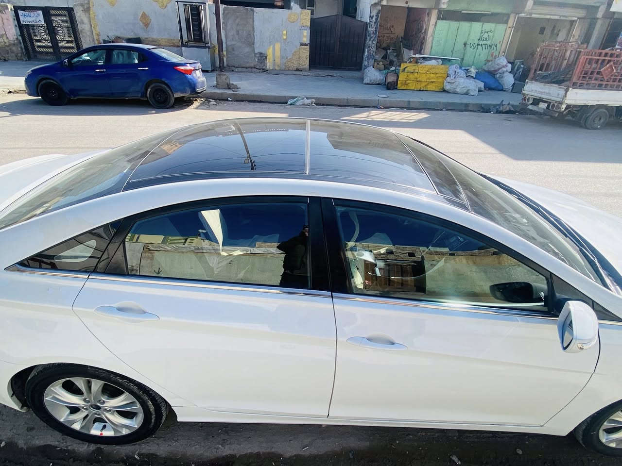 السلام عليكم ورحمة الله 

سوناتا  2011 بانوراما خليجي كلين تايتل.
2400 دوش 
رقم سليمانية شمالي
أبيض صافي مابي صبغ ولا ضربة
الصور واضحة 

السعر : 110$ بي مجال للشراي

***********
