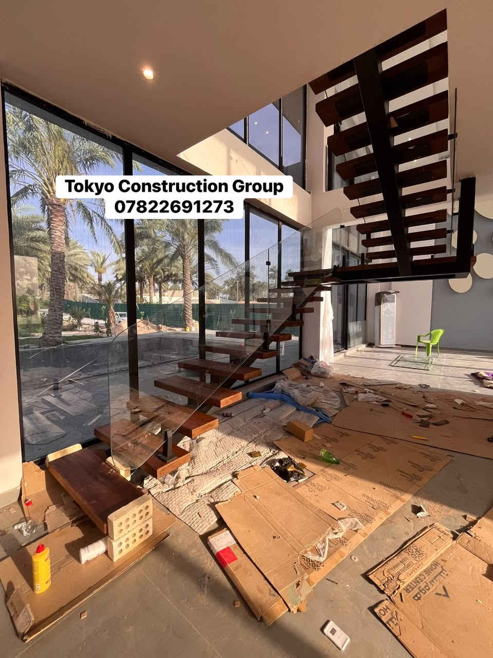 Tokyo Construction Grou  نختص بتنفيذ وتصميم الأعمال الخشبية والديكورات والمشاريع الإنشائية، وتشمل خدماتنا:

🏡 تصميم وتنفيذ الأكواخ الخشبية
🪵 الأعمال الخشبية والديكورات
🪜 تنفيذ وتصميم السلالم الخشبية
🏗️ أعمال المقاولات العامة
✨ تنفيذ مشاريع حسب الطلب وبأعلى جودة

نسعى دائماً لتقديم تصاميم عصرية وتنفيذ احترافي يليق بثقة عملائنا.

📞 للاستفسار والتواصل: ***********
📩 يمكنكم التواصل معنا عبر Messenger

Tokyo Construction Group — نبني أفكاركم بإتقان.
